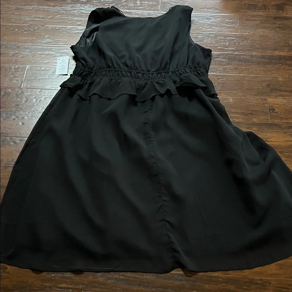 NWT Terra & Sky Women's Plus Peplum Midi Dress Size 4X - Picture 10 of 12